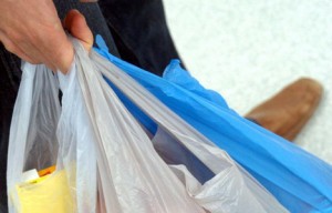 Plastic shopping bags