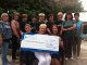hospice16 Deborah Kennedy and friends are pictured presenting a cheque for £7500 to Hospice Nurse, Louise Stewart and Siobhan McArdle Assistant Fundraising Manager