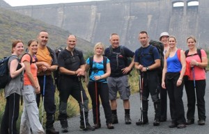 Pictured are representatives from the Ministry of Defence (MOD), Policing and Community Safety Partnership, NI Fire and Rescue Service, PSNI and Newry, Mourne and Down District Council who in the initial planning stages trekked the route for the Mourne Mountain Adventure Challenge which takes place this Saturday 25 April 2015