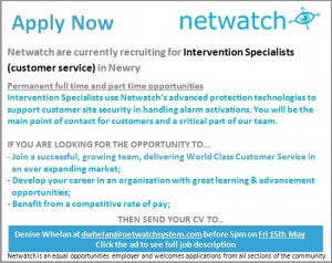 Netwatch May advert