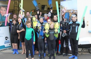 cranfields Kids getting ready for a Snorkel Safari