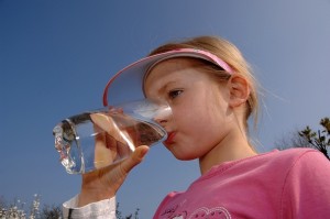 water Girl Drinking