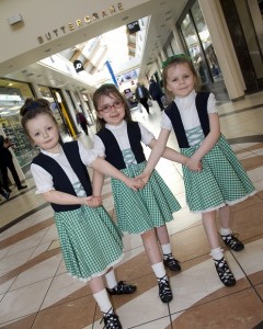 Clara King, Ellie Lavery and Niamh McShane.