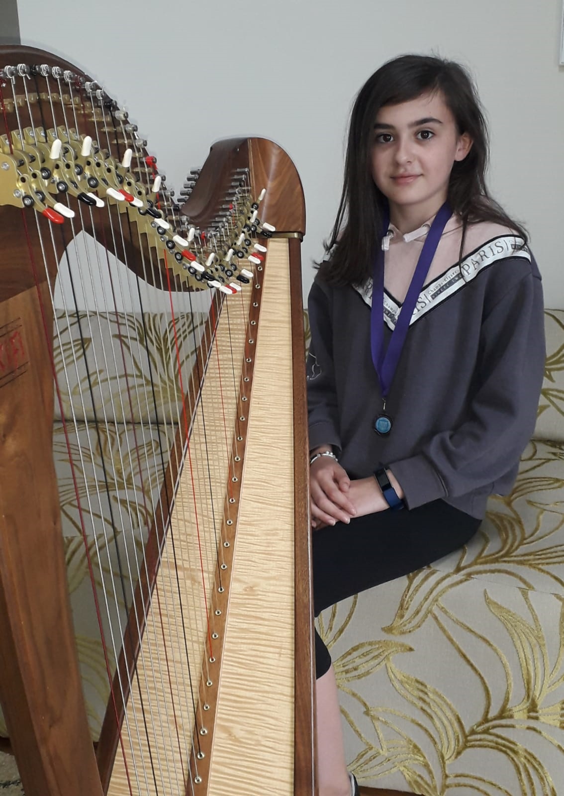 Amber Purdy Carroll School of Harp pupil - Newry news