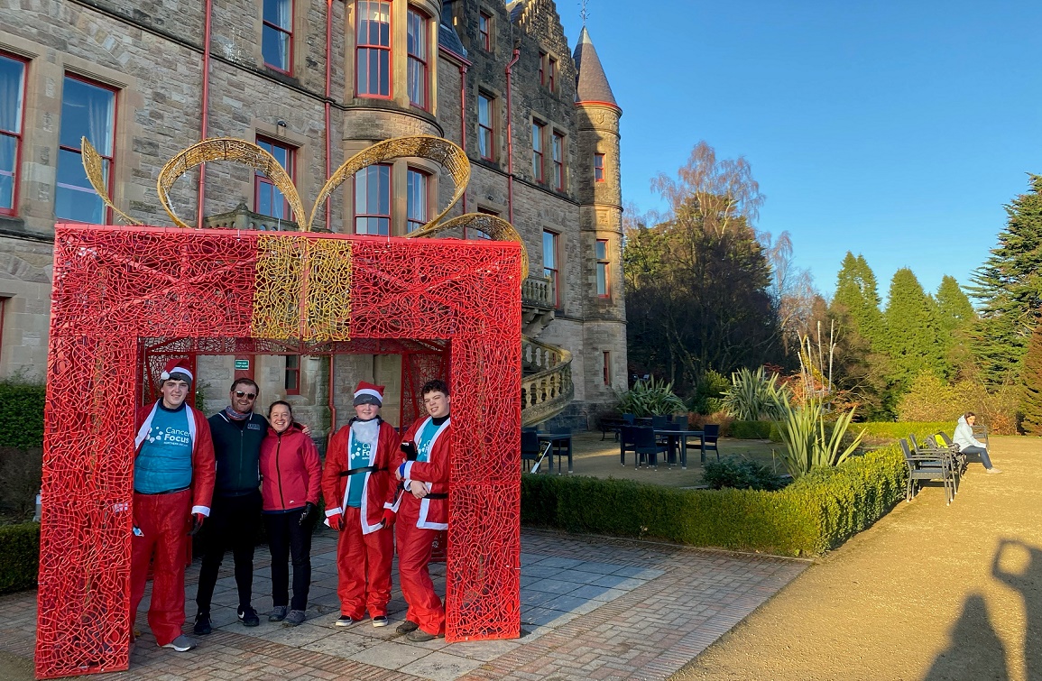 Camlough brothers Santa abseil for Cancer Focus NI - The Fab Five - Newry online