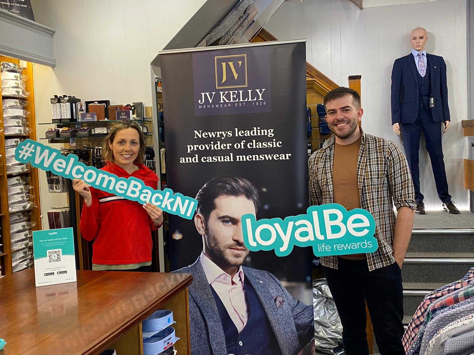 JV Kelly Menswear - Local Loyalty App, loyalBe, Officially Launches in Newry this Week Newry Times - newry news