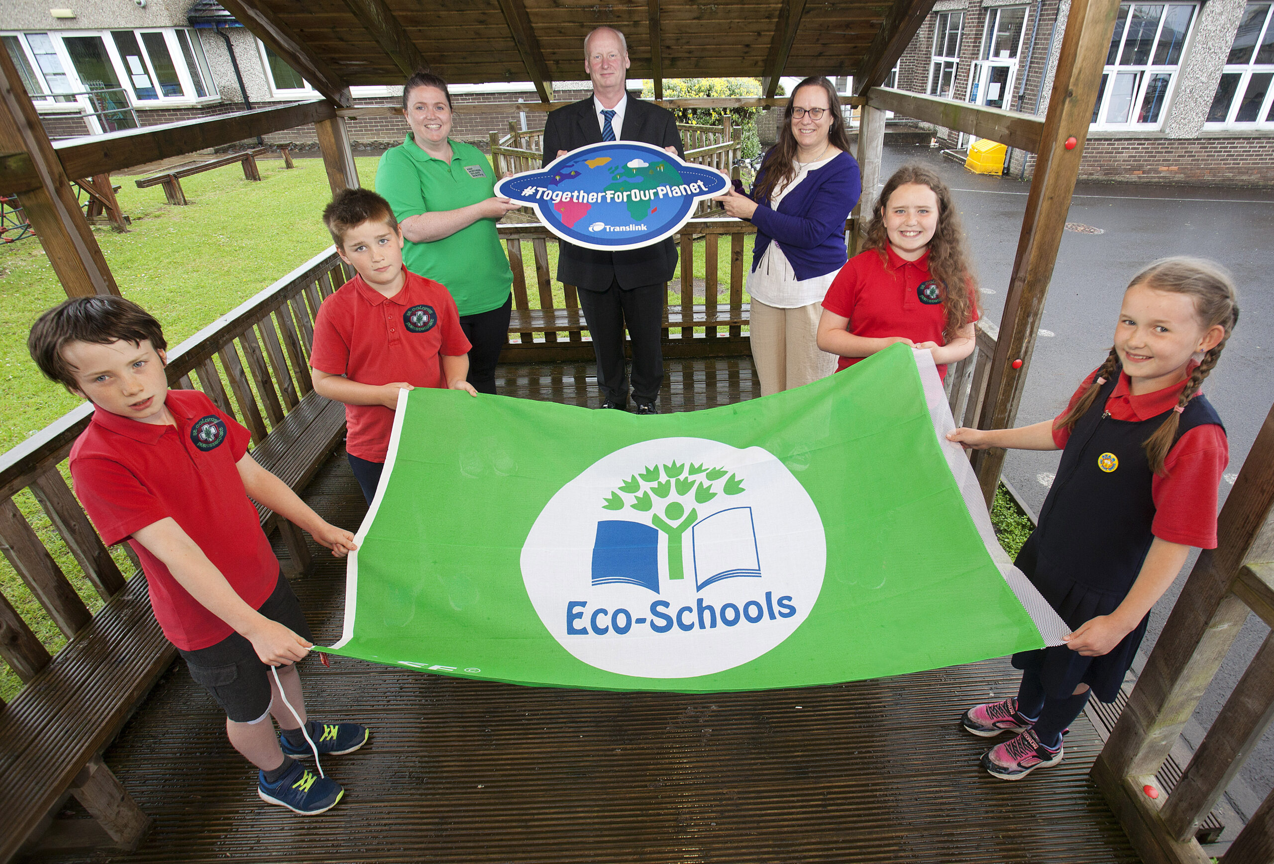 Local Pupils Wave the Flag for Eco-Schools Success Newry Times - newry news facebook