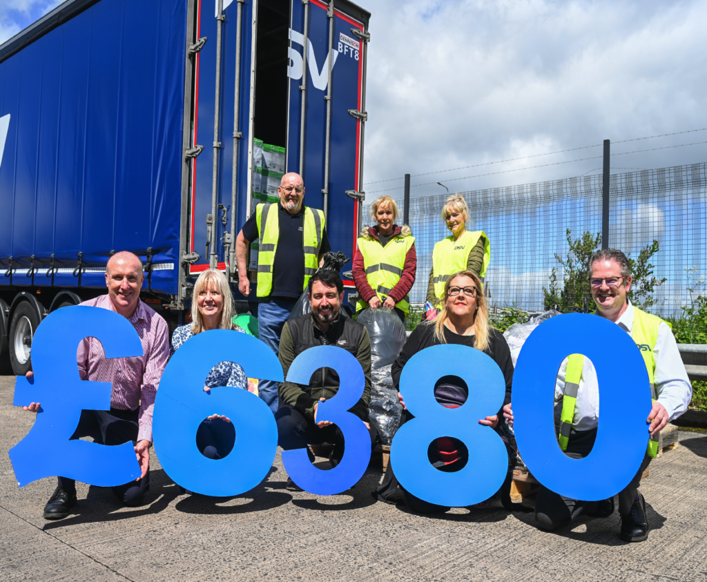 NI Water staff raise a staggering £6,380 towards the Ukrainian crisis | Newry Times - newry news today - NI Water Ukraine donations image