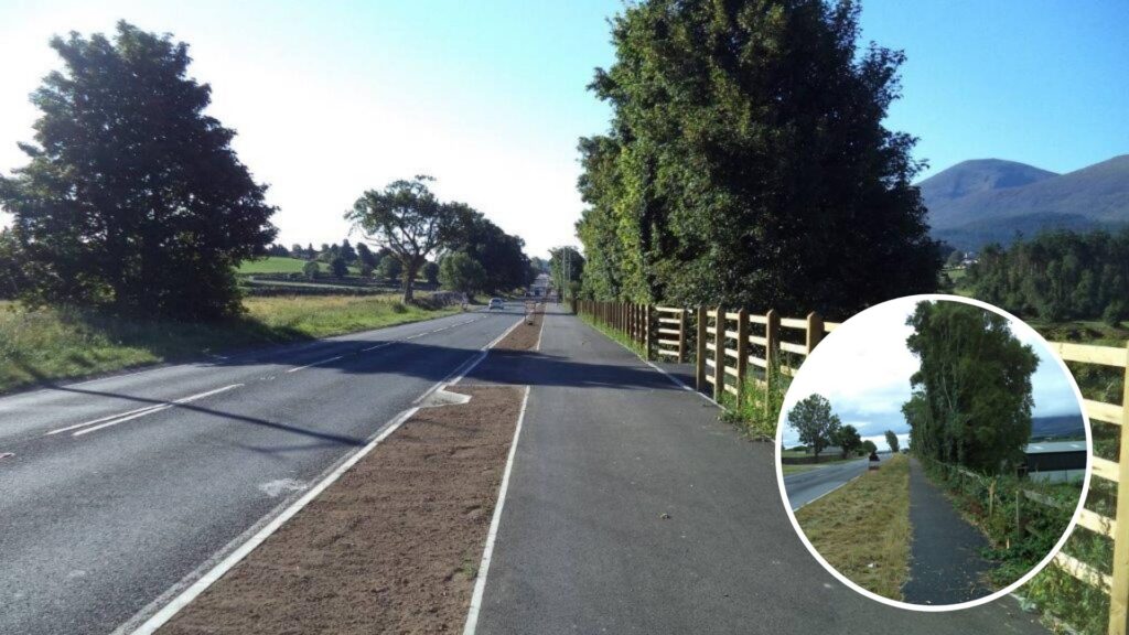 £345,000 Castlewellan Cycleway : Footway completed | Newry News - down newspaper
