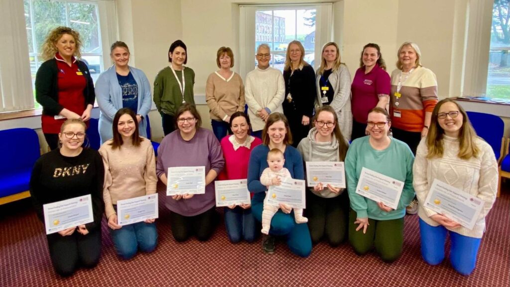 Group of Breastfeeding Peer Support Volunteers ready to support other mums | News in Newry - newry headlines