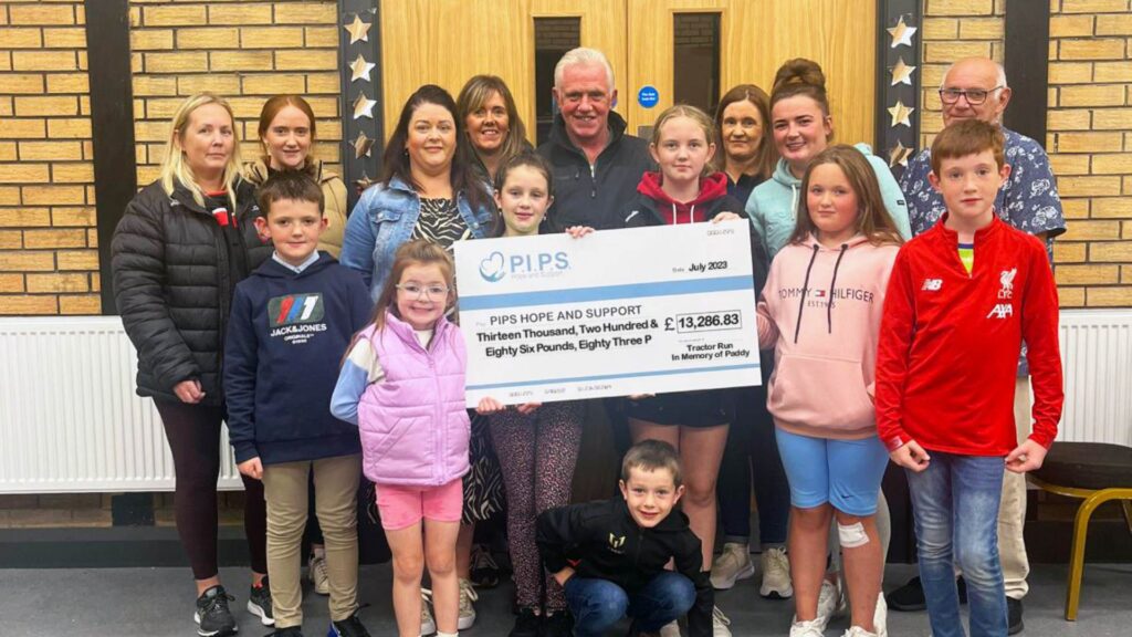 Local Byrne and Simpson Families Tractor Run Raises £13,000 to Honour Paddy | News in Newry - newry local news