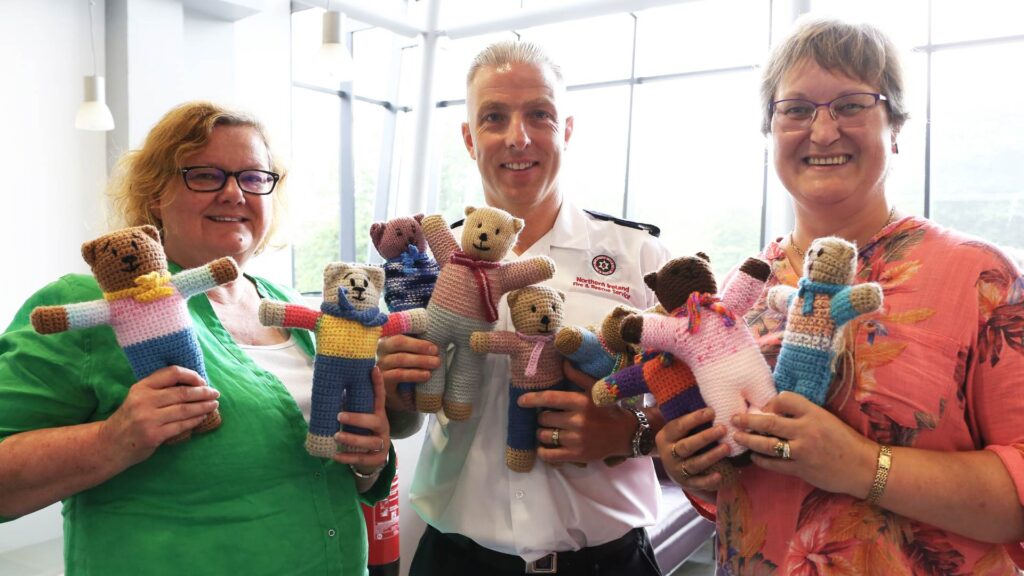 NI Fire and Rescue Service (NIFRS) links up with knitting groups to create special Trauma Teddies | Newry News latest