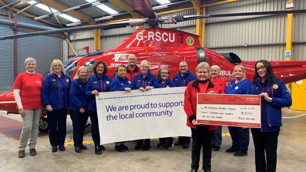 Tesco Raises Over 20k For Air Ambulance NI | Newry City News - newry newspaper