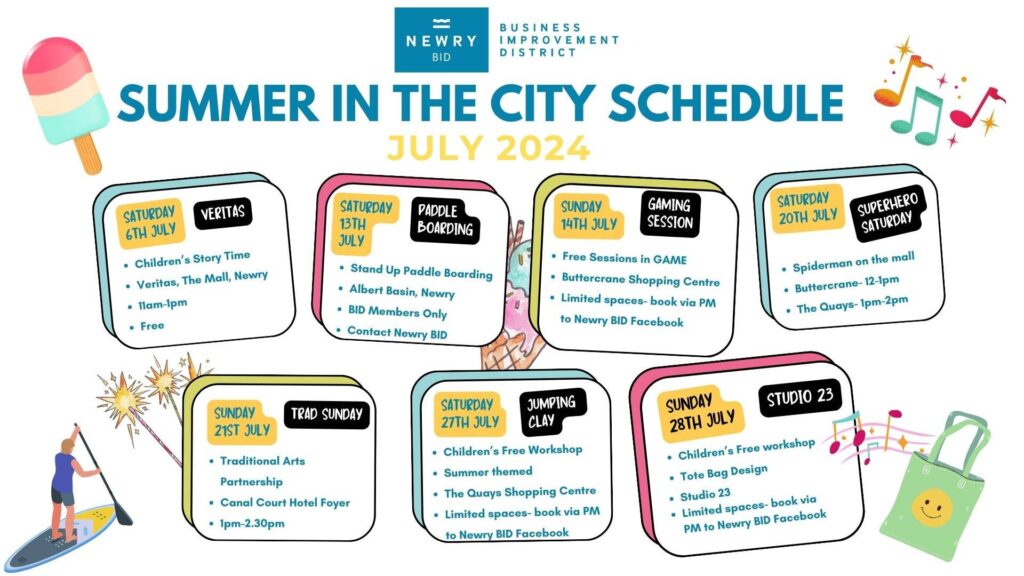 Newry BID’S ‘Summer in the City’ is Back | Newry News - newry newspapers