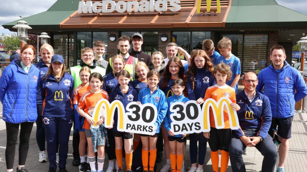 McDonald’s newry teams up with Damolly Youth FC to tackle litter in Newry | Newry News - latest news in newry