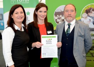 Encouraging entries to this year’s Rural Community Awards are Siobhan McCauley, Sinead Collins and Chair of the Rural Community Network, Raymond Craig