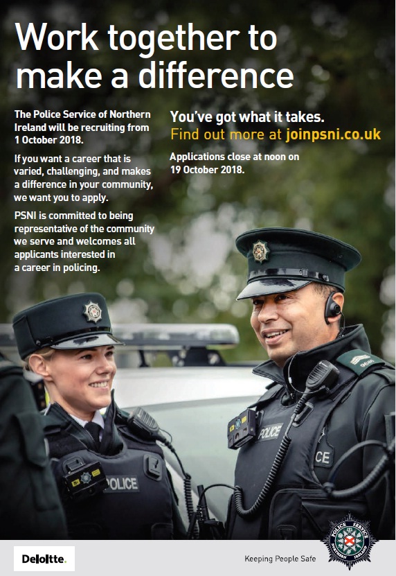 october 2nd, 2018  community, jobs & careers the police service