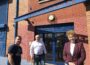 Communities Minister the Blackie Centre with Sean Quinn chairman of Blackie River Community Group and Community Development Coordinator Ciaran Beattie - NI Newry news