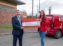 Youth Justice Agency raises £6,500 for Air Ambulance NI - AANI Cheque presentation March 2021 - Newry news